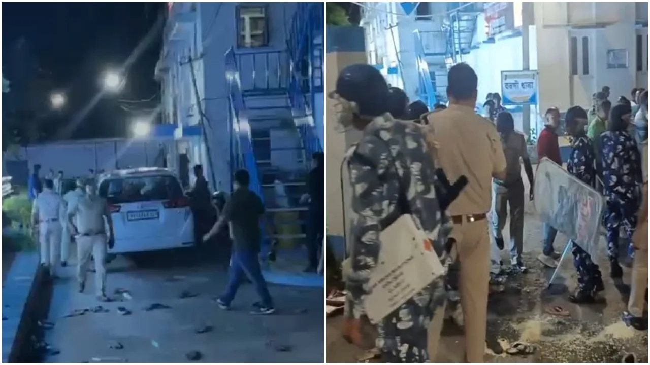 Bangaon News,bangaon chaos,arrested,west bengal news today,latest bengali news,bengali news today,বনগাঁয় থানায় তাণ্ডব,বনগাঁয় মাদ্রাসায় ঢুকে হামলা