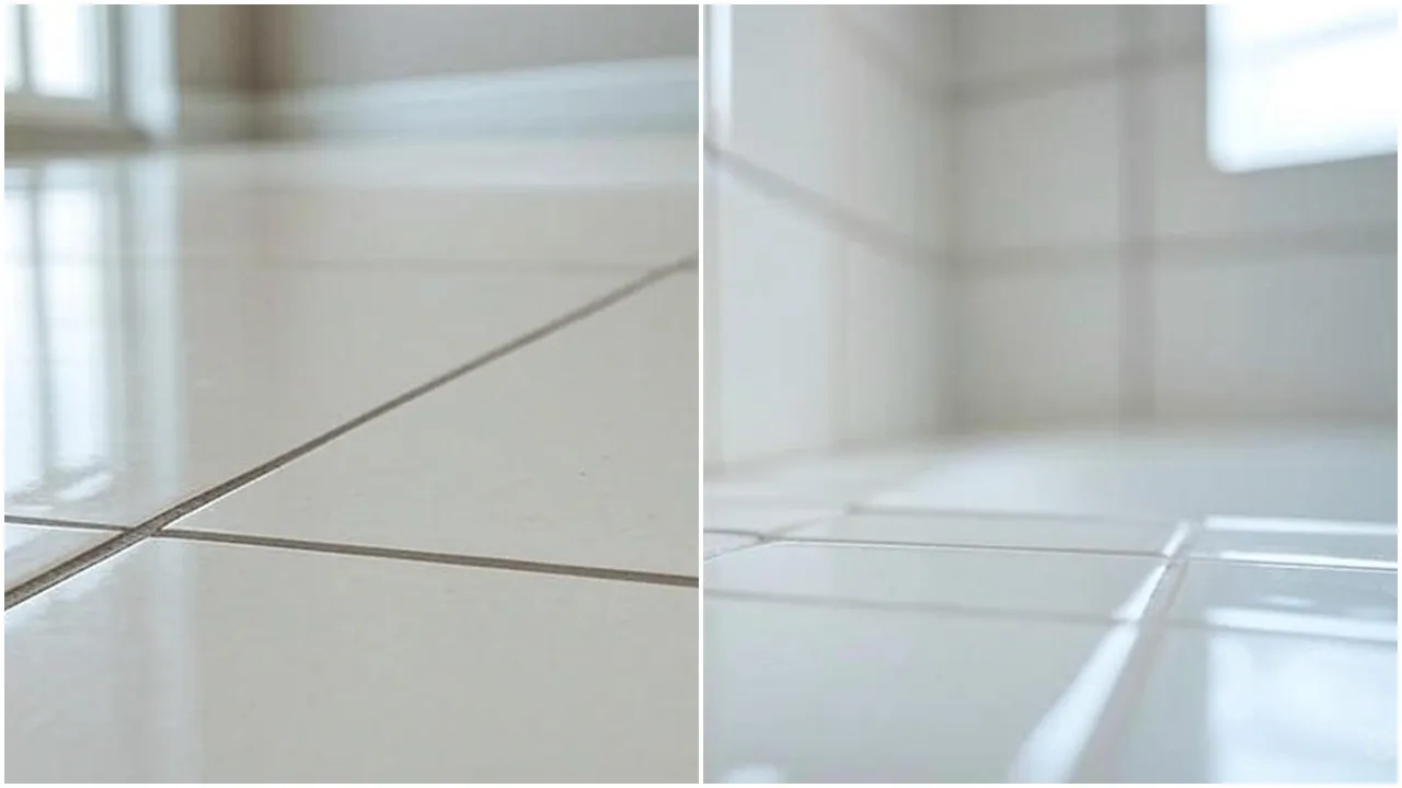 Homemade Bathroom Cleaner: দাগমুক্ত ঝকঝকে টাইলস। ব্যবহারের আগে এবং পরে।