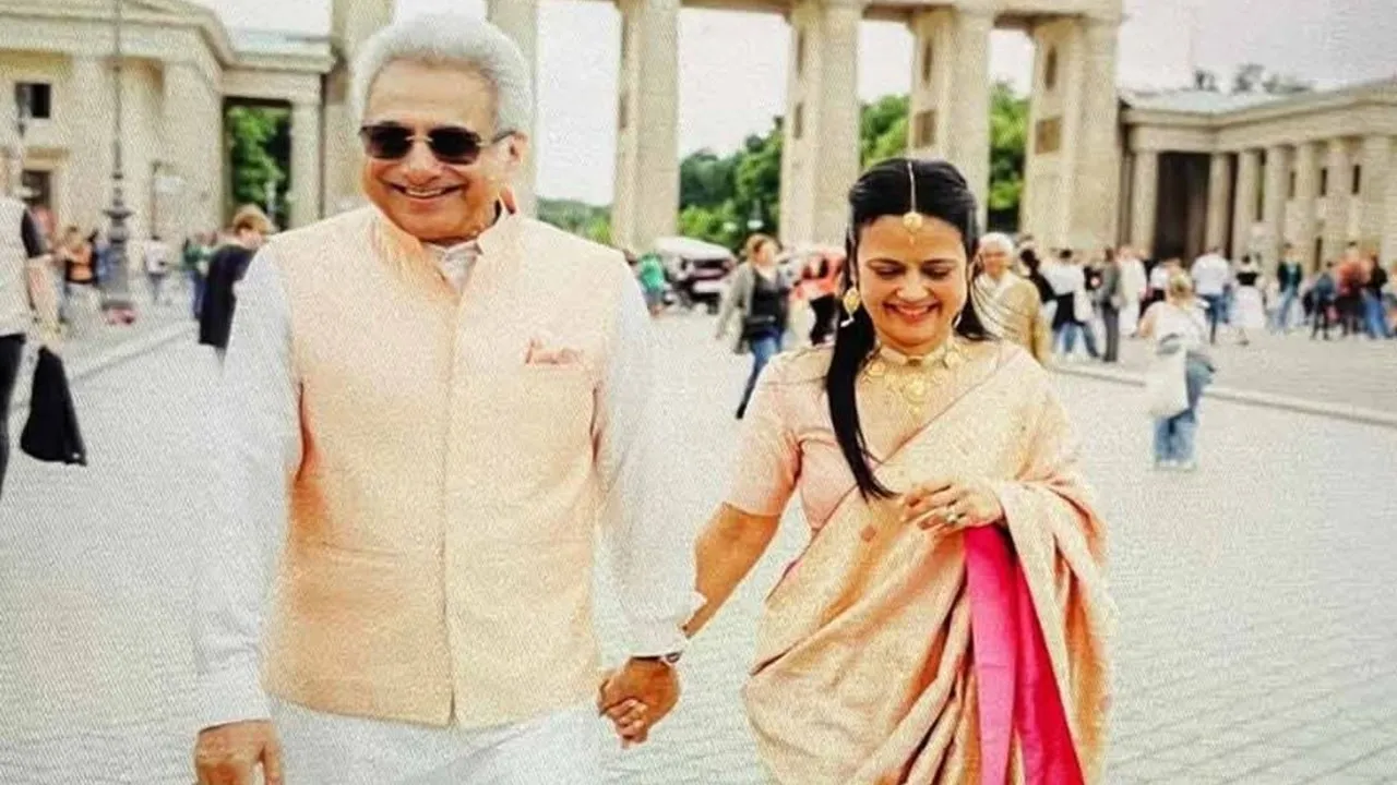 মহুয়া মৈত্র বিয়ে,  পিনাকী মিশ্র, মহুয়া মৈত্র,  Mahua Moitra marriage,  Pinaki Misra wedding  ,Mahua Moitra second marriage,  Mahua Moitra Pinaki Misra Germany wedding,Mahua Moitra,Tmc,Mahua Moitra marries Pinaki Misra in Germany