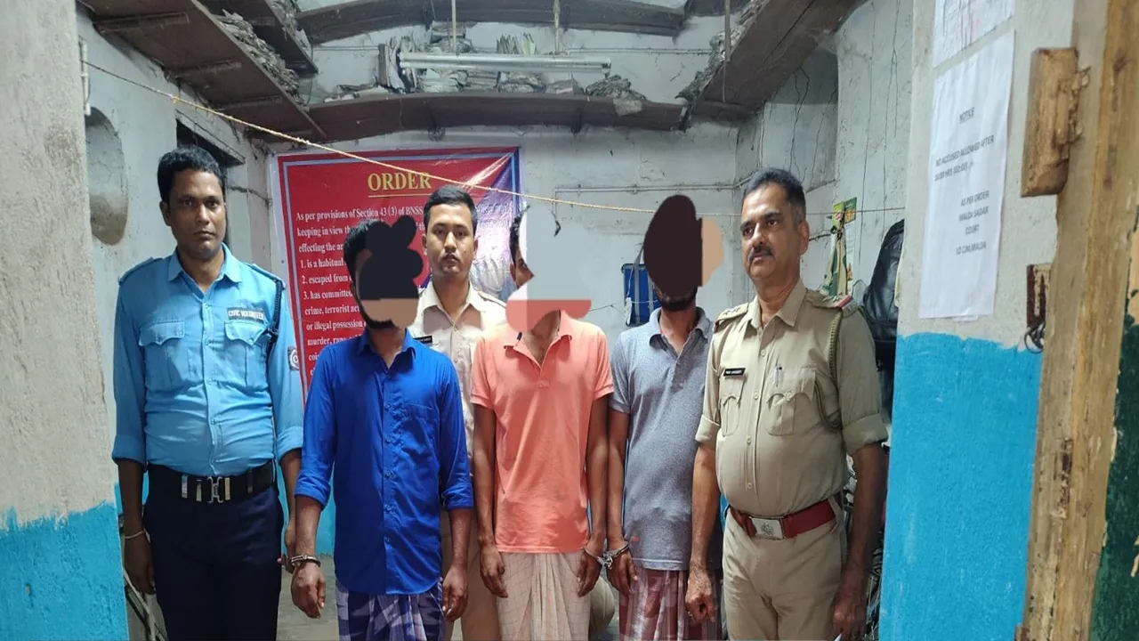 malda-gajol-illegal-bangladeshi-intruders-arrested