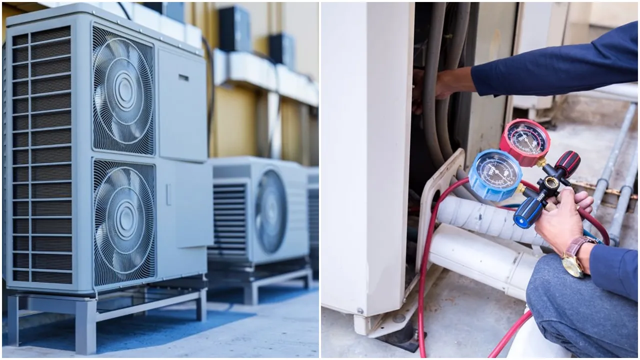 Air conditioner refrigerant gas....