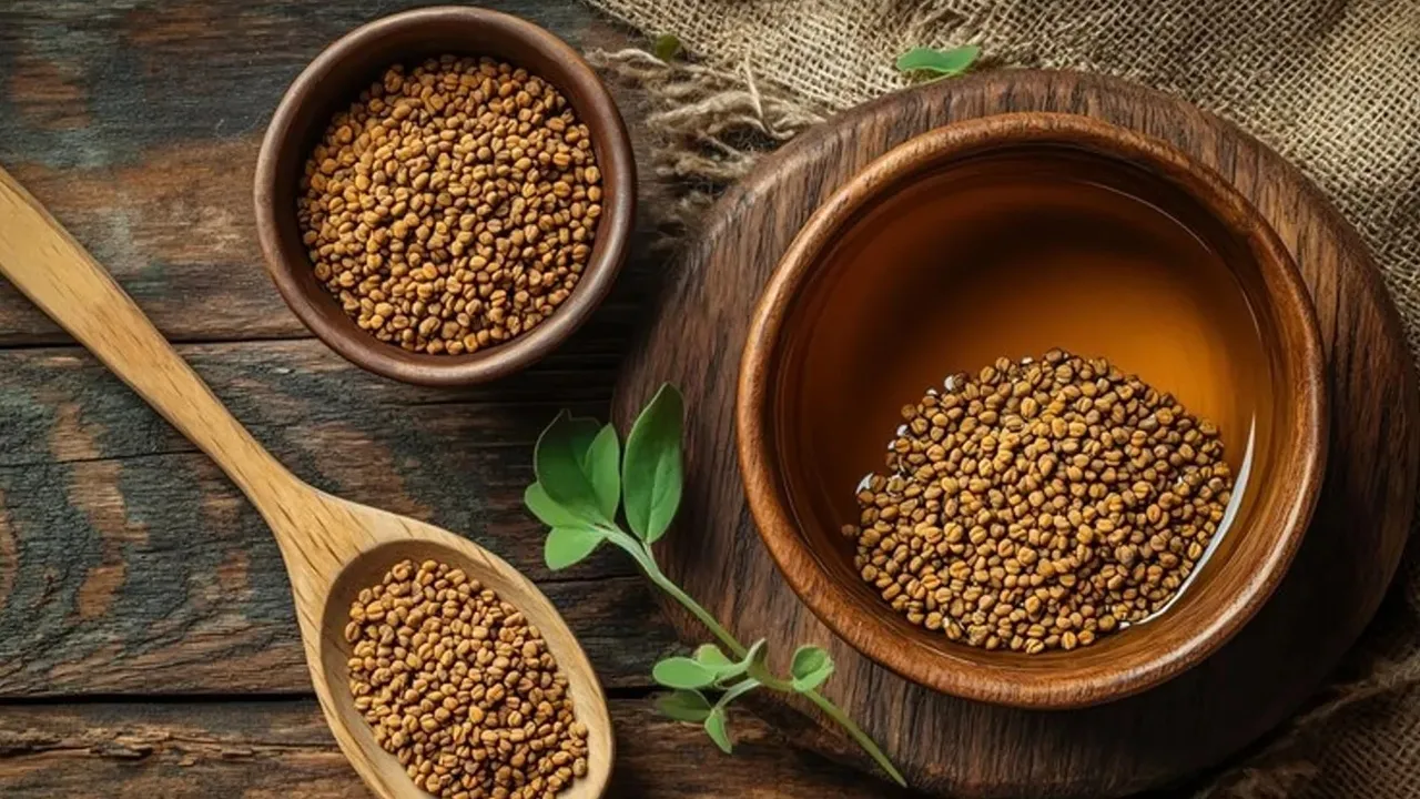 Fenugreek for hair color: মেথি দিয়ে চুলের রং। 