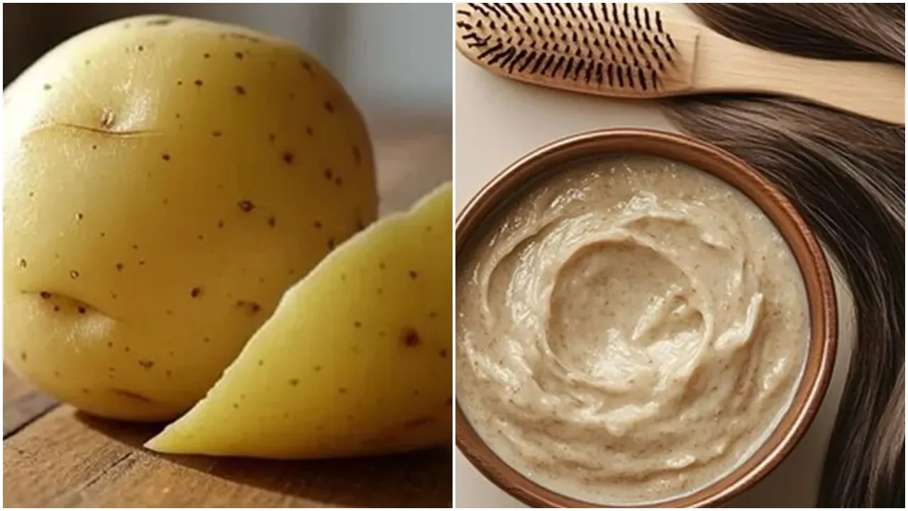 Potato Hair Dye: আলু দিয়ে চুল কালো করার কায়দা। 