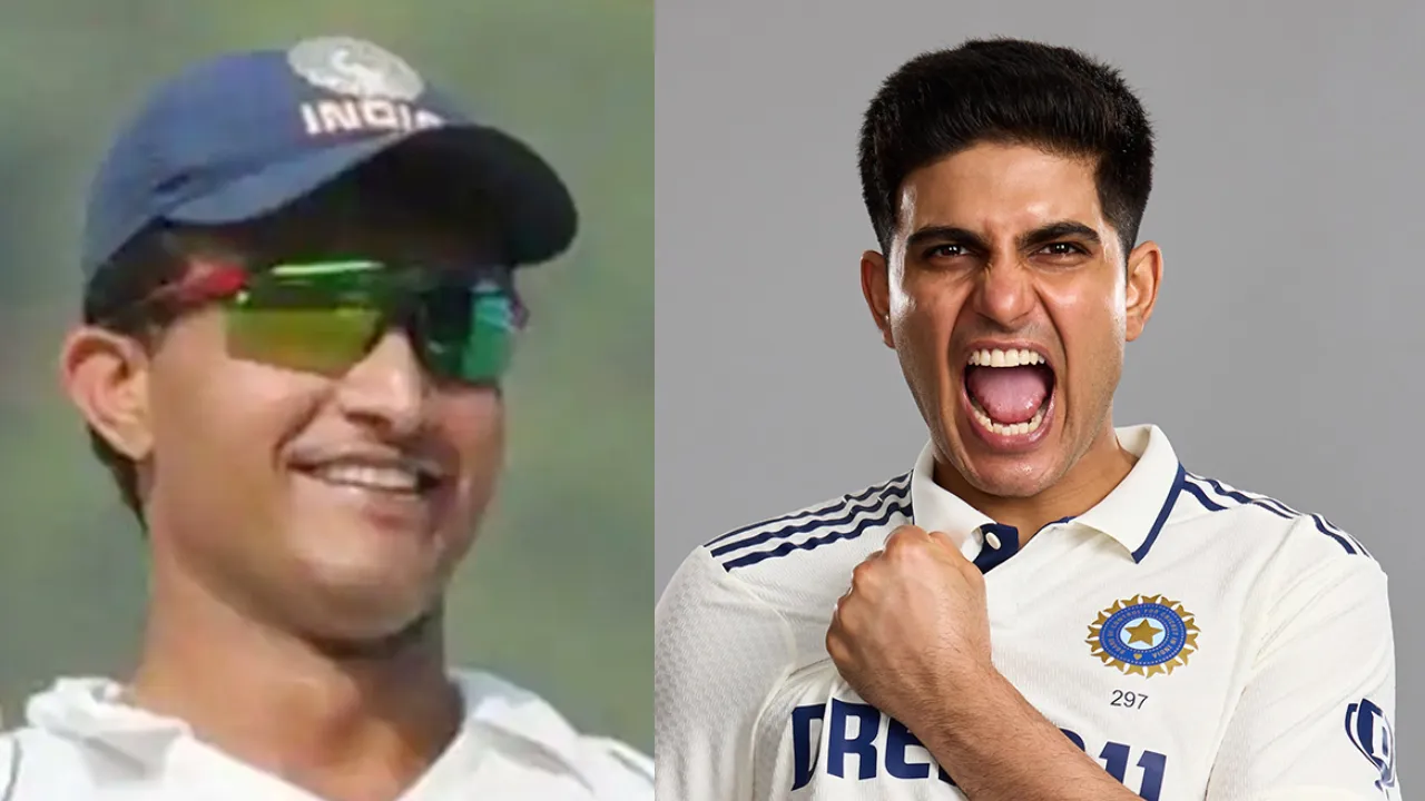 Sourav Ganguly and Shubman Gill