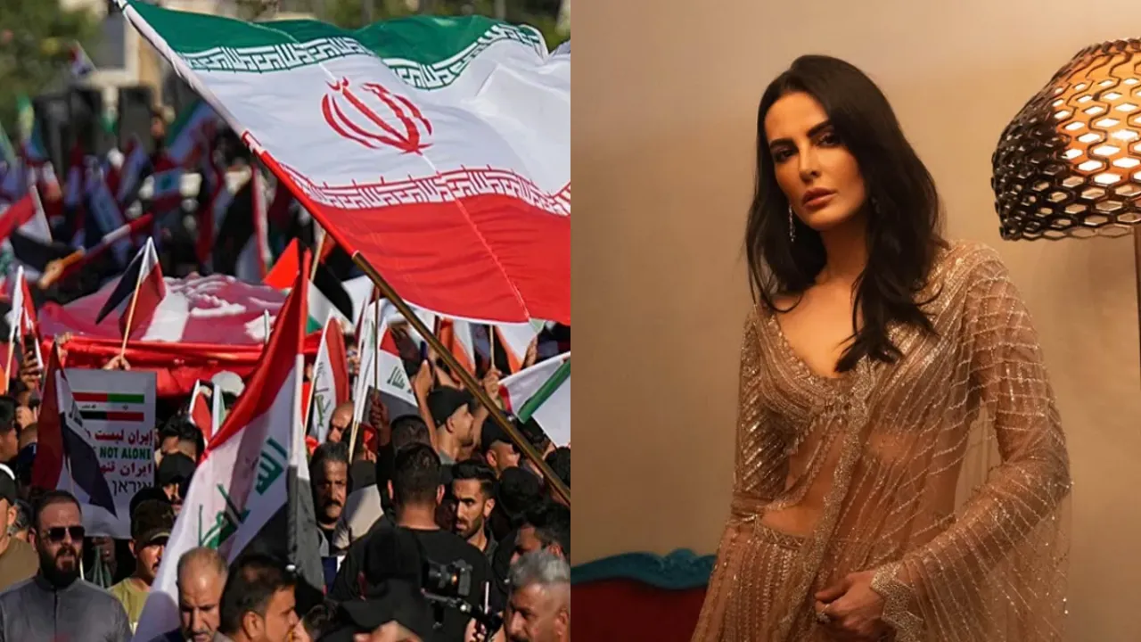 iranBollywood fame iranian actress mandana karimi raise concern against Iran Israel war happened