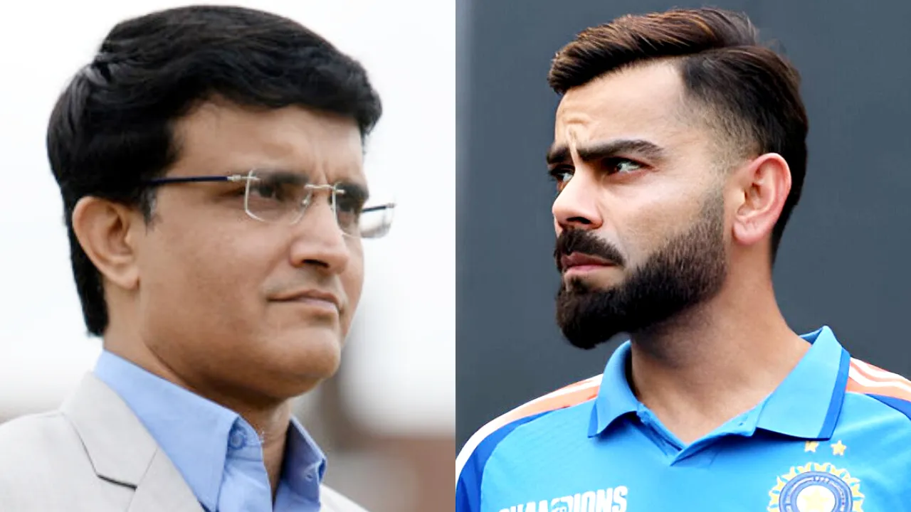 Sourav Ganguly and Virat Kohli (1)