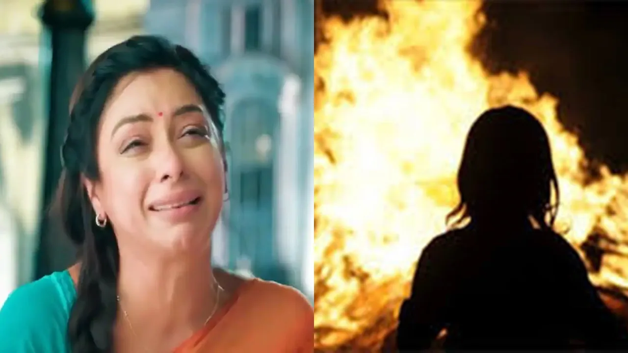 পুড়ে ছাই 'অনুপমা'-র শুটিং সেট