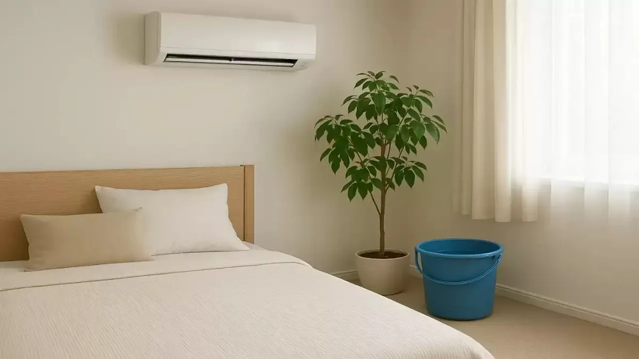 keep a bucket of water in your AC room, "Air conditioner, AC, dry air, humidity, evaporation, bucket of water, bowl of water, humidifier, long-term health issues, respiratory conditions, asthma, chronic bronchitis, dry skin, eczema, nosebleeds, indoor air quality, hydration, skincare, ventilation, air conditioner maintenance" /><meta name="keywords" content="Air conditioner, AC, dry air, humidity, evaporation, bucket of water, bowl of water, humidifier, long-term health issues, respiratory conditions, asthma, chronic bronchitis, dry skin, eczema, nosebleeds, indoor air quality, hydration, skincare, ventilation, air conditioner maintenance"