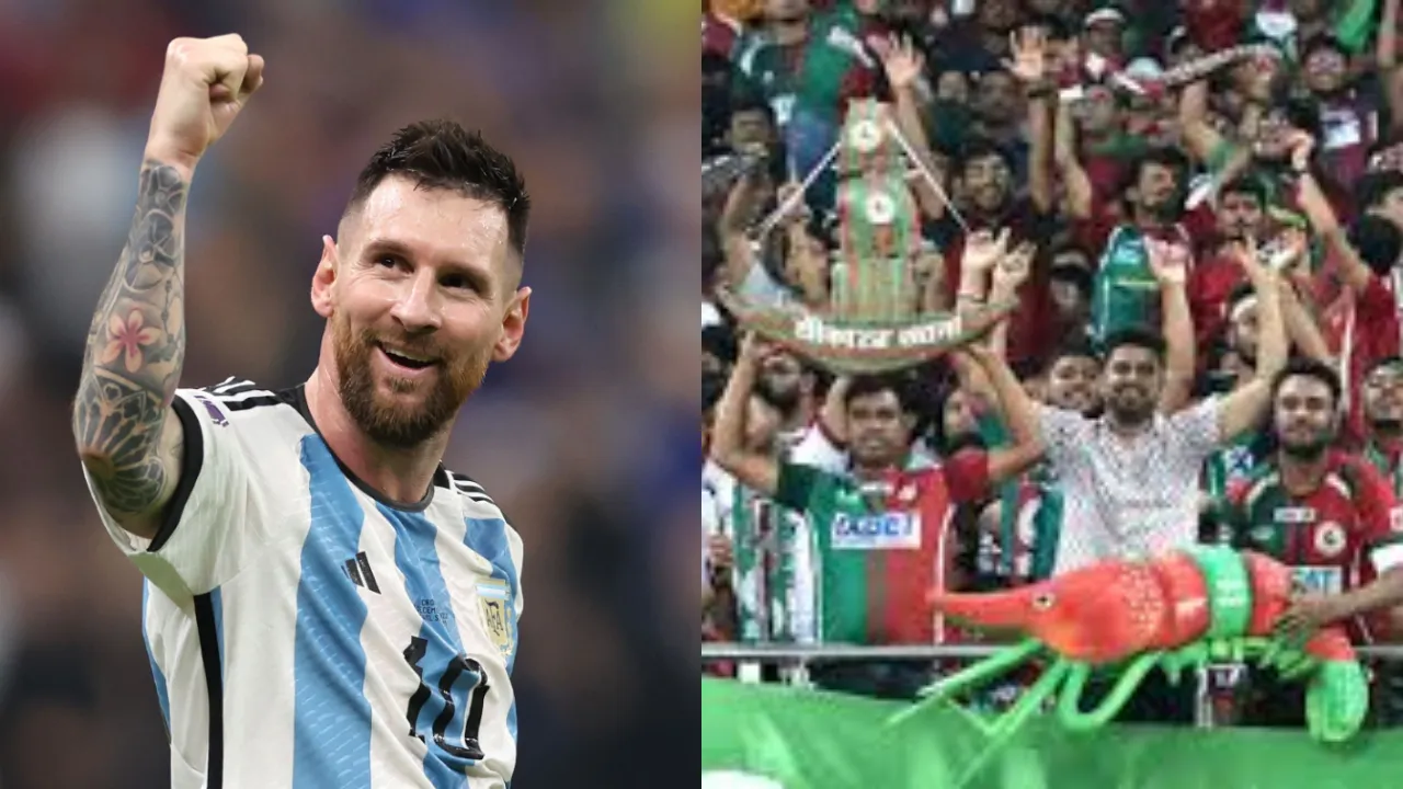 Lionel Messi Goft for Mohun Bagan Athletic Club