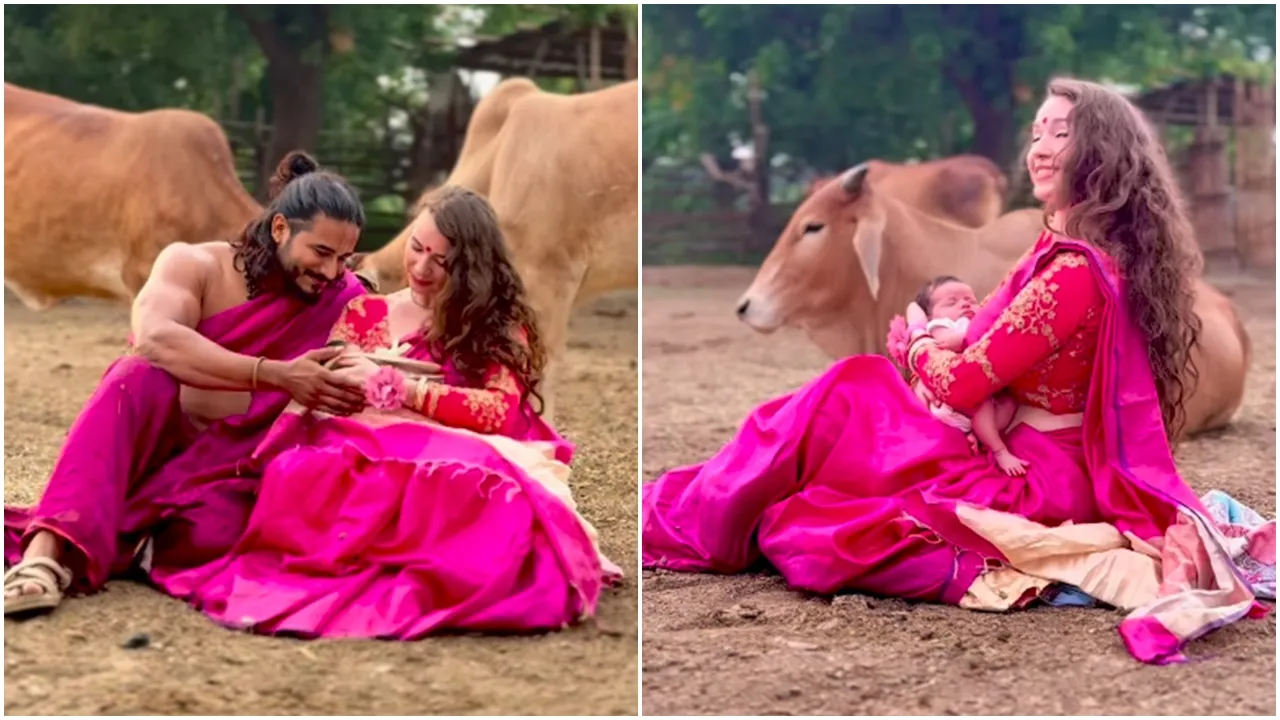 dianaTollywood news actor gaurav and chintamani diana welcomed their daughter