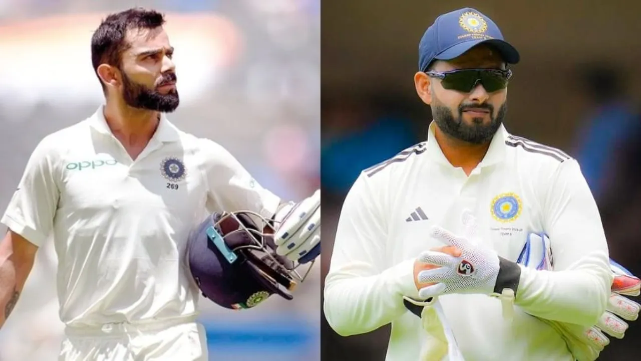 Virat Kohli and Rishabh Pant