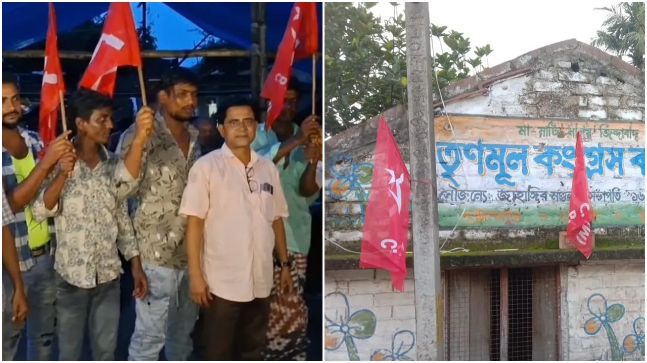 Domkal families join CPM  ,30 families left TMC joined CPM Domkal  ,Domkal ward 16 political shift  ,Murshidabad Domkal CPM influx,ডোমকল তৃণমূল ছেড়ে সিপিএম,  ৩০টা পরিবার সিপিএমে যোগ দিয়েছে  ,ডোমকল ১৬ নম্বর ওয়ার্ড  ,মুর্শিদাবাদ ডোমকল রাজনৈতিক পরিবর্তন