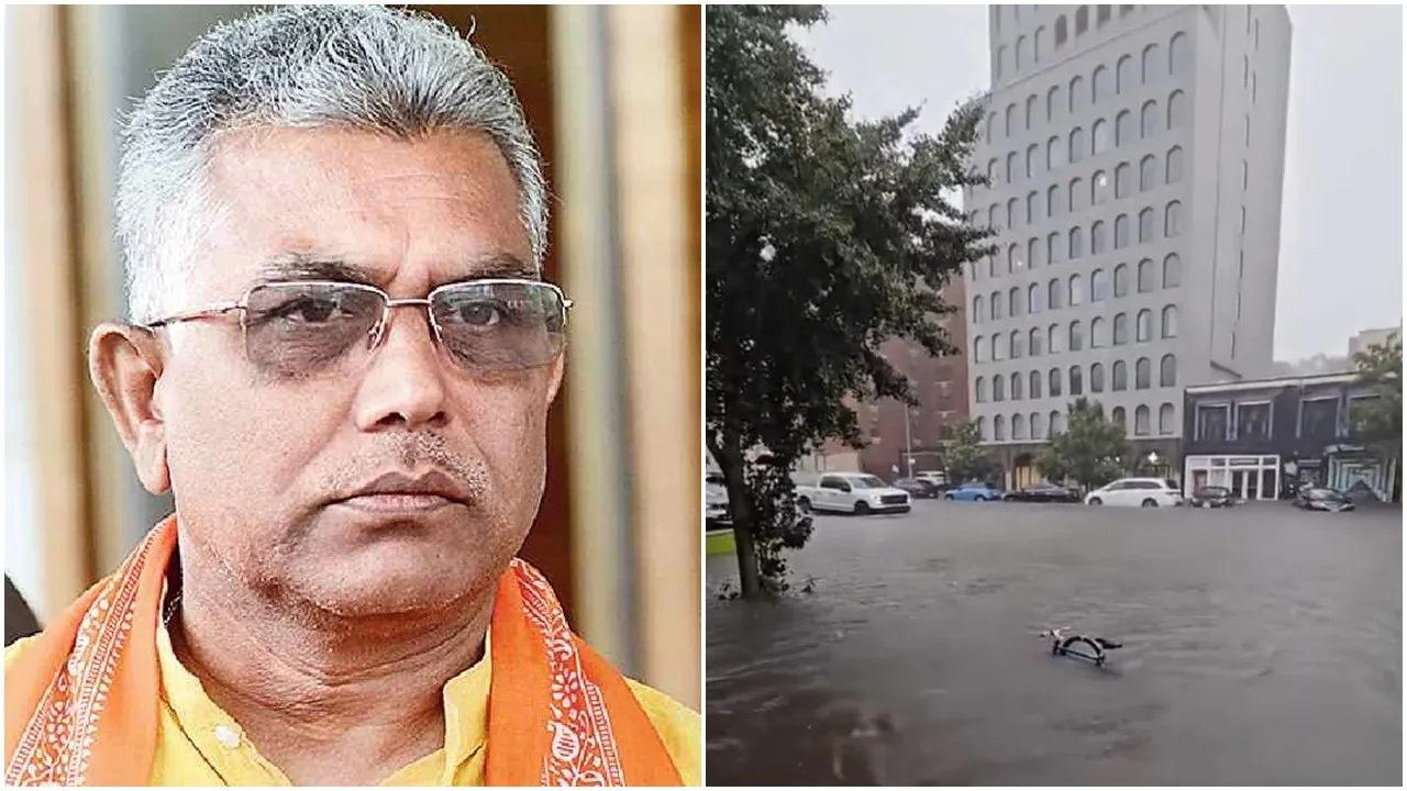 Dilip ghosh, new york waterlogging,United States,America,bengali news today,latest bengali news,west bengal news today,দিলীপ ঘোষ নিউইয়র্ক শহর জলমগ্ন,পশ্চিমবঙ্গের খবর