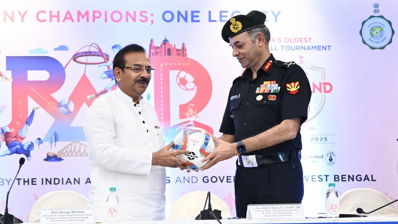 Arup Biswas in Durand Cup 2025 press meet