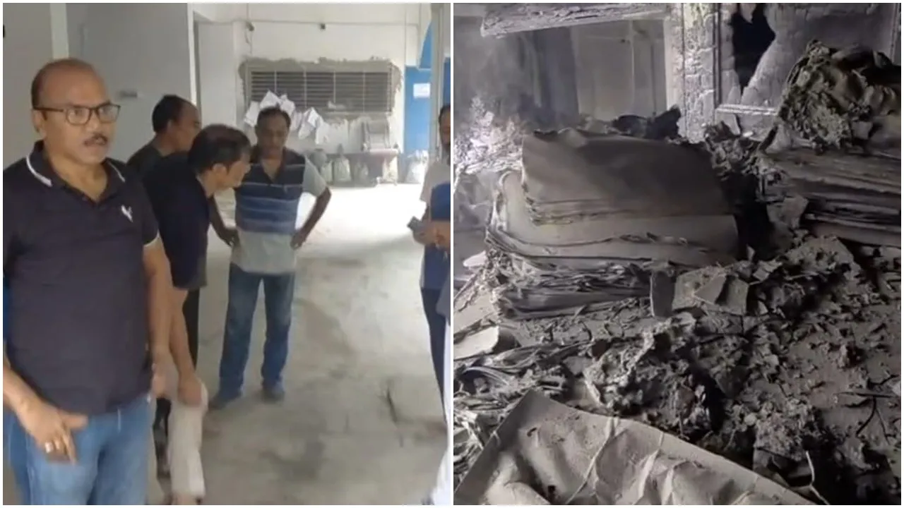 Malda news,fire,malda zila parishad fire, west bengal news today,bengali news today,latest bengali news,মালদা জেলা পরিষদে আগুন,মালদার খবর,অগ্নিকাণ্ড