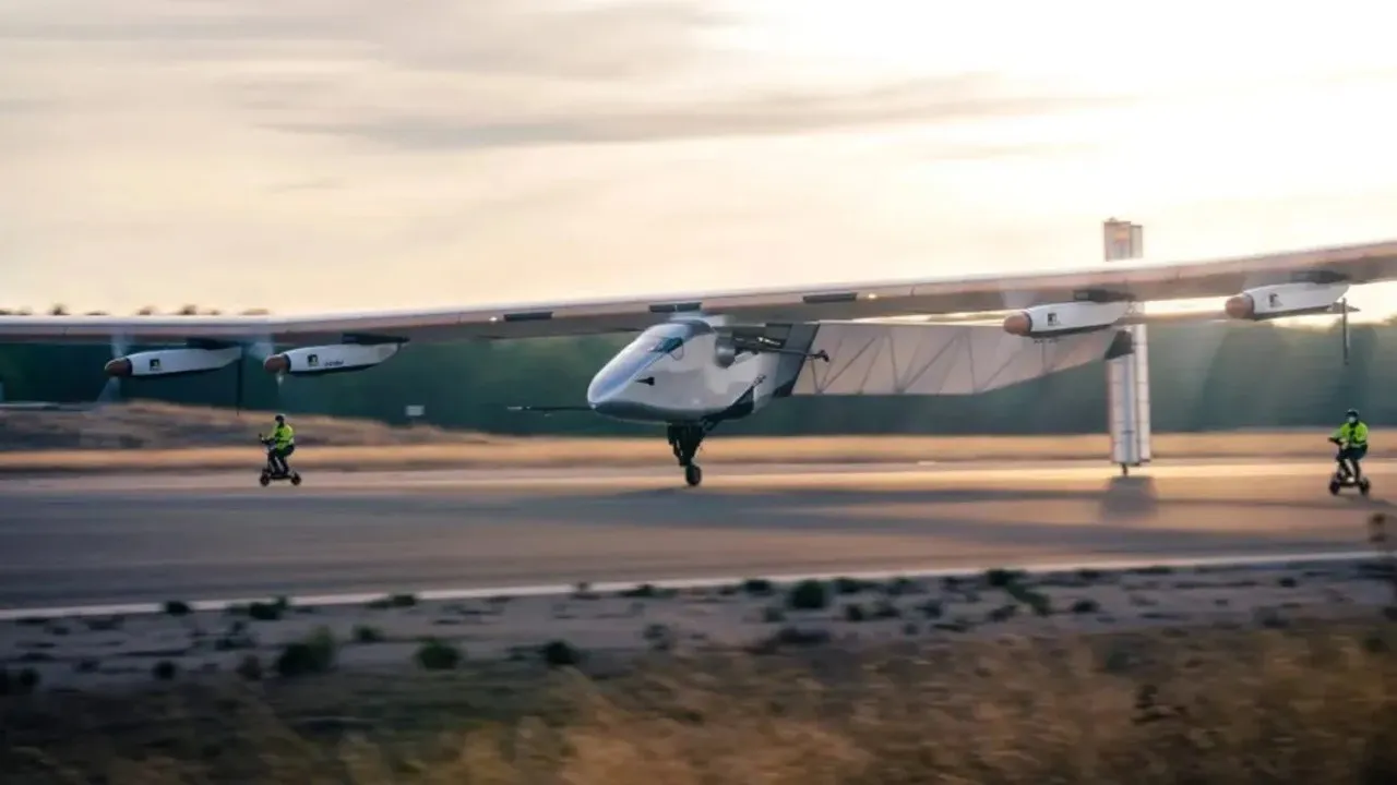 Skydweller drone, 90-day flight drone, solar-powered aircraft, surveillance drone, US startup drone, electric UAV, border monitoring drone, AI drone system, VMS software, solar-powered spy plane
