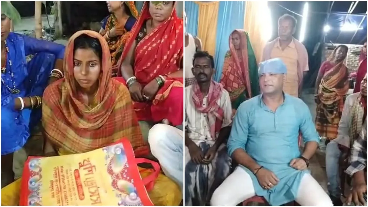 Malda wedding help, Bulbul Khan TMC, migrant worker daughter wedding, Harishchandrapur marriage, Delhi-returned labourer, TMC leader support, communal harmony Bengal, Vinod Rishi daughter marriage, West Bengal political goodwill, financial aid for wedding