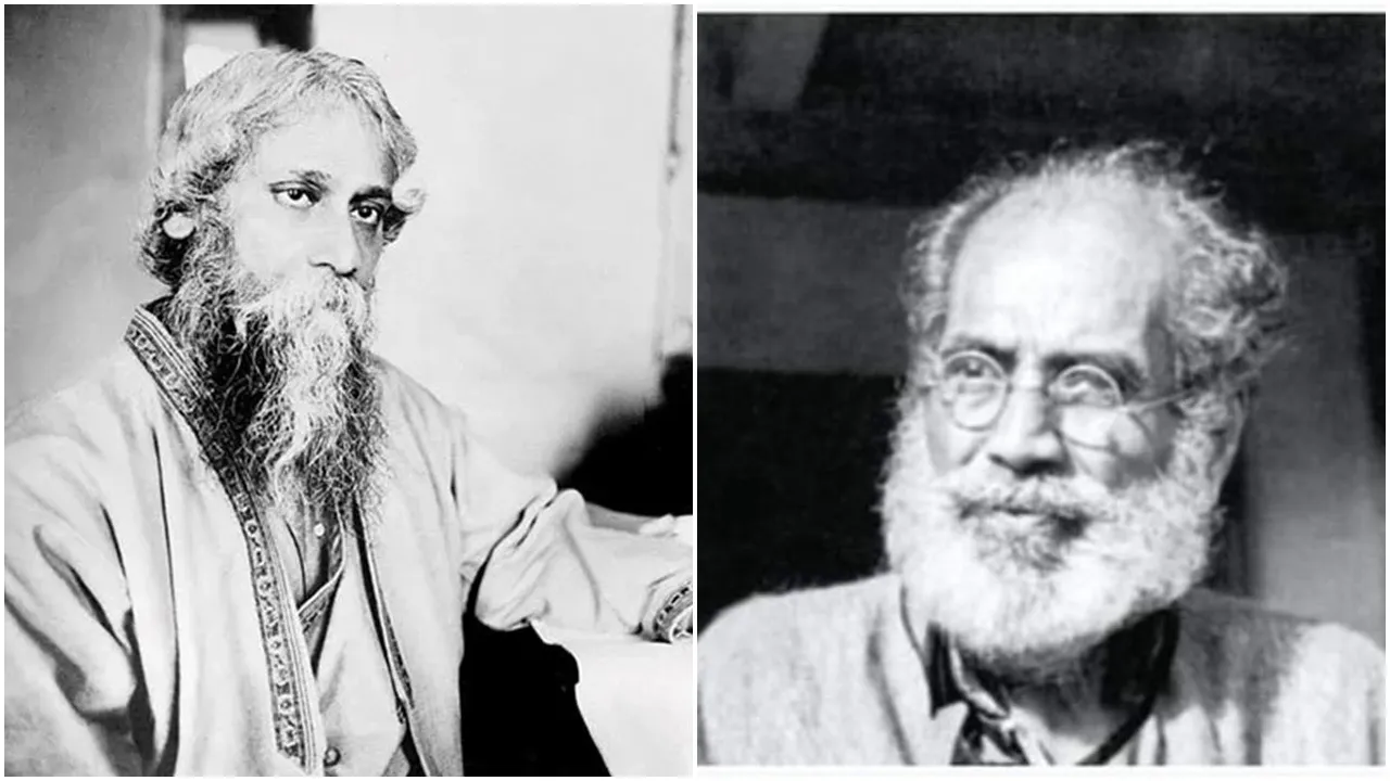 Rabindranath and Abanindranath Thakur