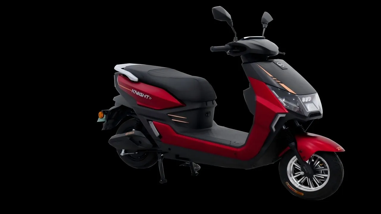 ZELO Electric, Knight+, electric scooter, India launch, 59,990 INR, ex-showroom price, 1.8 kWh LFP battery, 100 km range, 1.5 kW motor, 55 kmph top speed, hill hold control, cruise control, follow-me-home headlight, USB charging port, portable battery, dual-tone colors, low-speed segment, RTO segment, Zoop, Knight, Zaeden, Zaeden+.