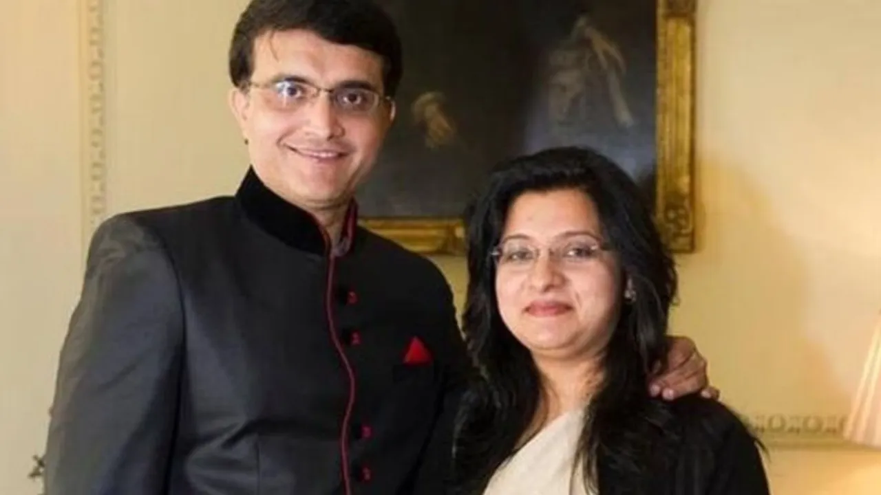 Sourav and Dona Ganguly