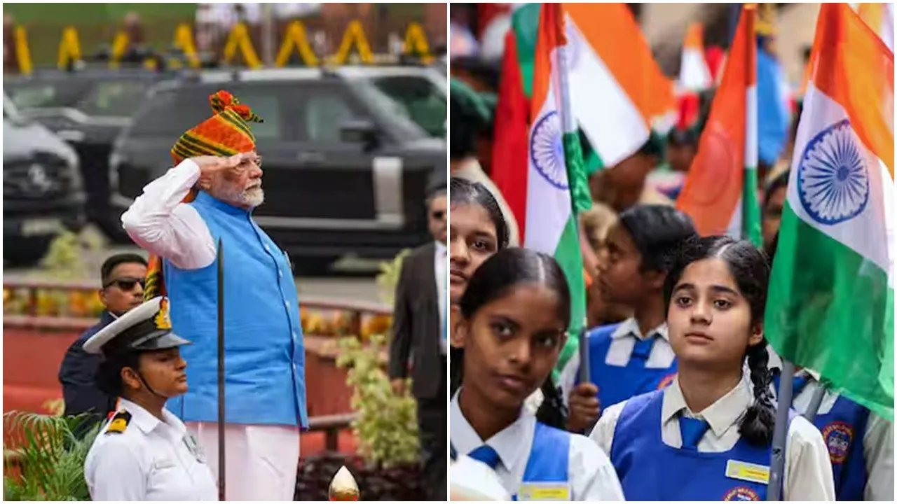 স্বাধীনতা দিবস ২০২৫, ৭৯ তম স্বাধীনতা দিবস, ভারতের স্বাধীনতার ইতিহাস, ১৫ আগস্ট, লাল কেল্লায় তেরঙ্গা উত্তোলন, পণ্ডিত জওহরলাল নেহরু, লর্ড মাউন্টব্যাটেন, ব্রিটিশ শাসনের অবসান, স্বাধীনতা সংগ্রামী, দেশাত্মবোধক অনুষ্ঠান