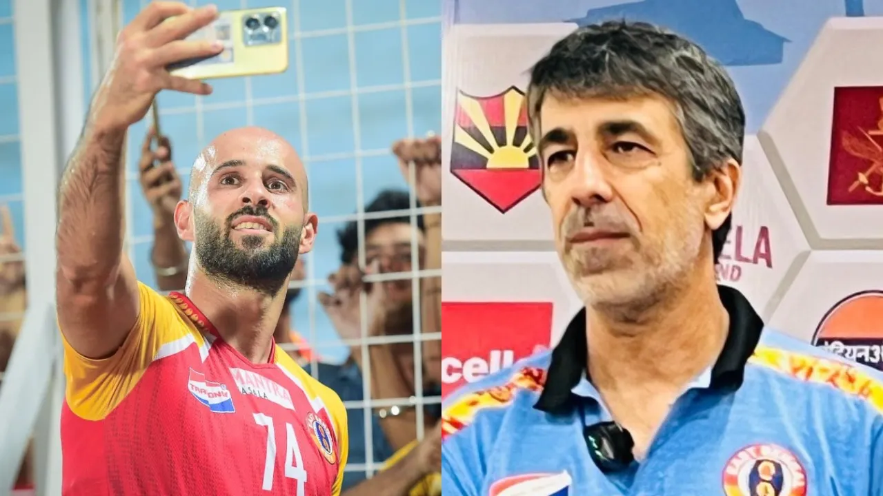 Mohammed Rashid and Oscar Bruzon