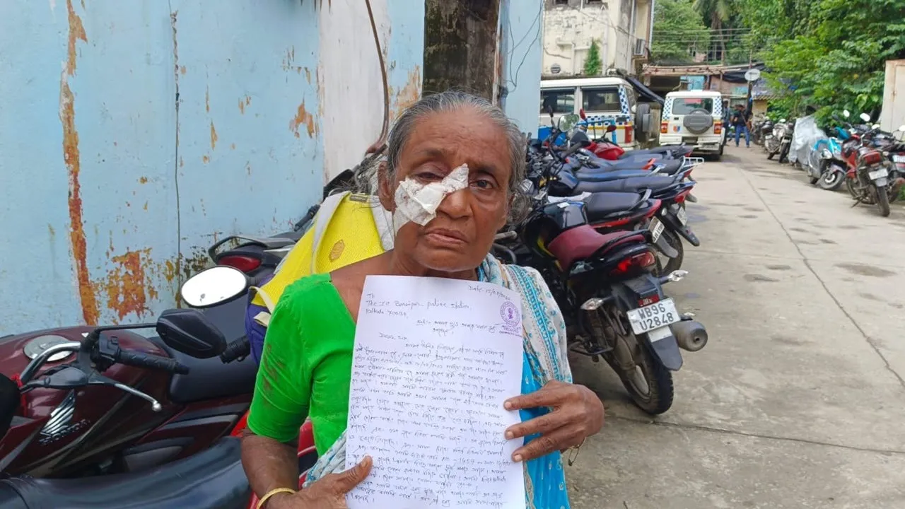 Elderly mother assaulted,বৃদ্ধা মাকে মারধর, Son and daughter-in-law accused,	ছেলে ও বৌমার বিরুদ্ধে, Domestic violence case,গার্হস্থ্য নির্যাতন মামলা,Baruipur incident,বারুইপুর ঘটনা, Complaint filed at police station,থানায় অভিযোগ দায়ের,  Family dispute leads to violence,পারিবারিক বচসার কারণে হিংসা