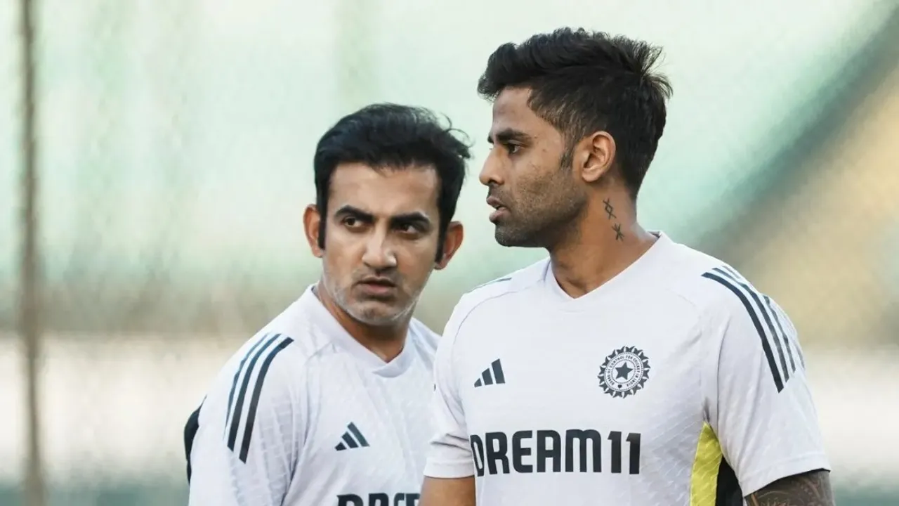 Gautam Gambhir and Suryakumar Yadav
