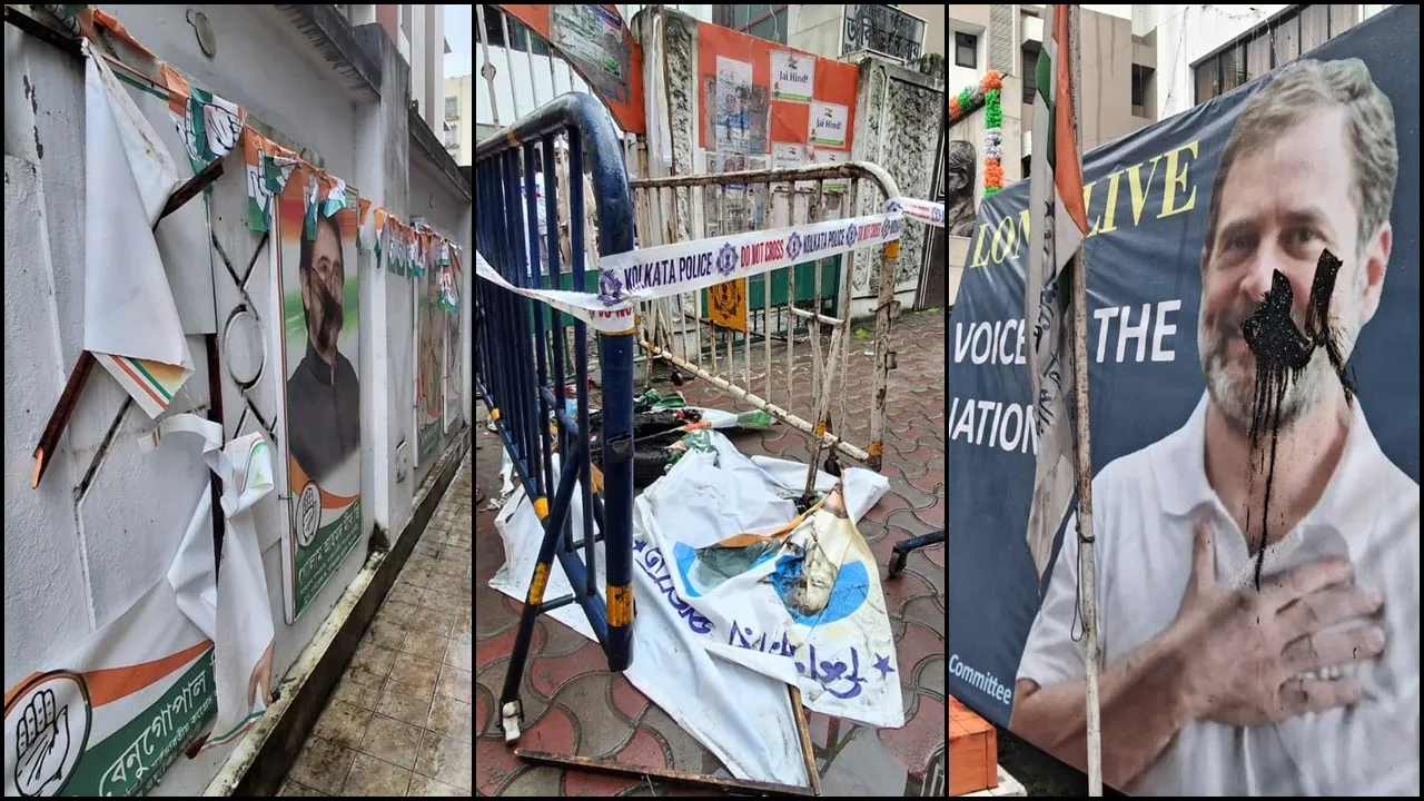 Congress office vandalism