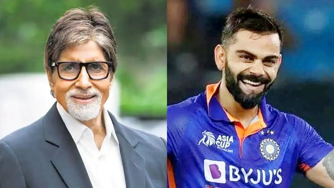 Amitabh Bachchan and Virat Kohli