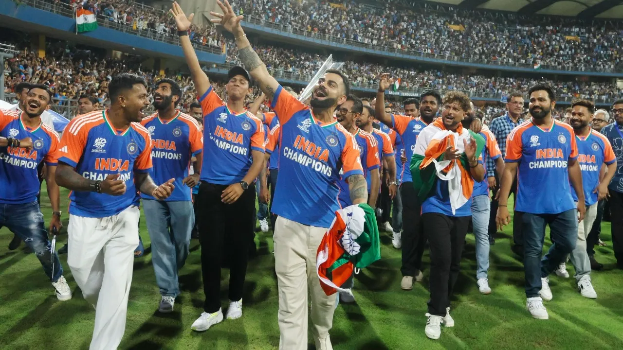 Kuldeep Yadav with Indian Cricket Team