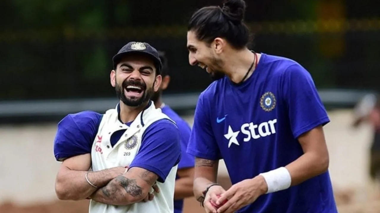 Virat Kohli and Ishant Sharma