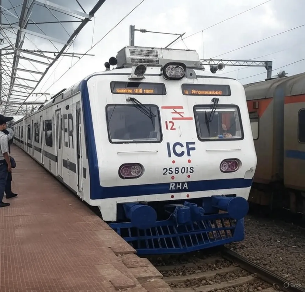 Ac local train, sealdah krishnanagar ac local train, sealdah division, mayapur, ISKCON, শিয়ালদহ কৃষ্ণনগর এসি লোকাল ট্রেন, এসি লোকাল ট্রেন