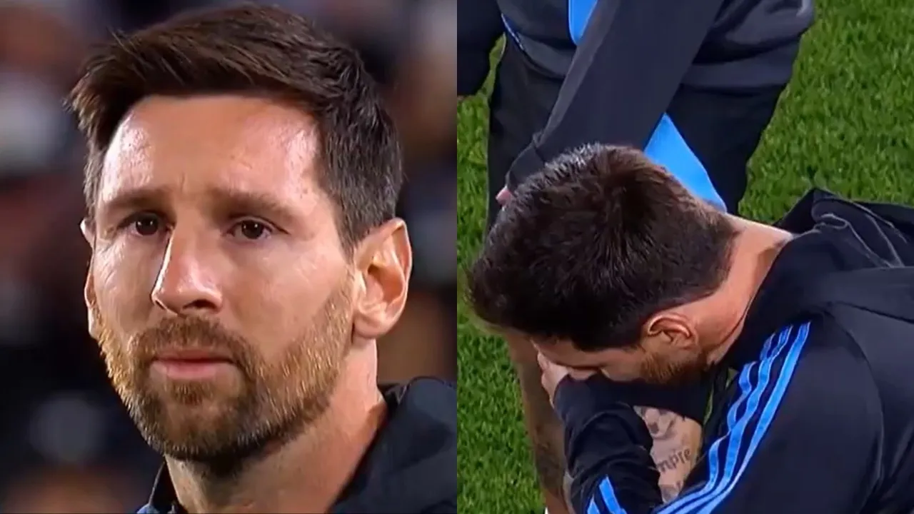Lionel Messi Gets Emotional