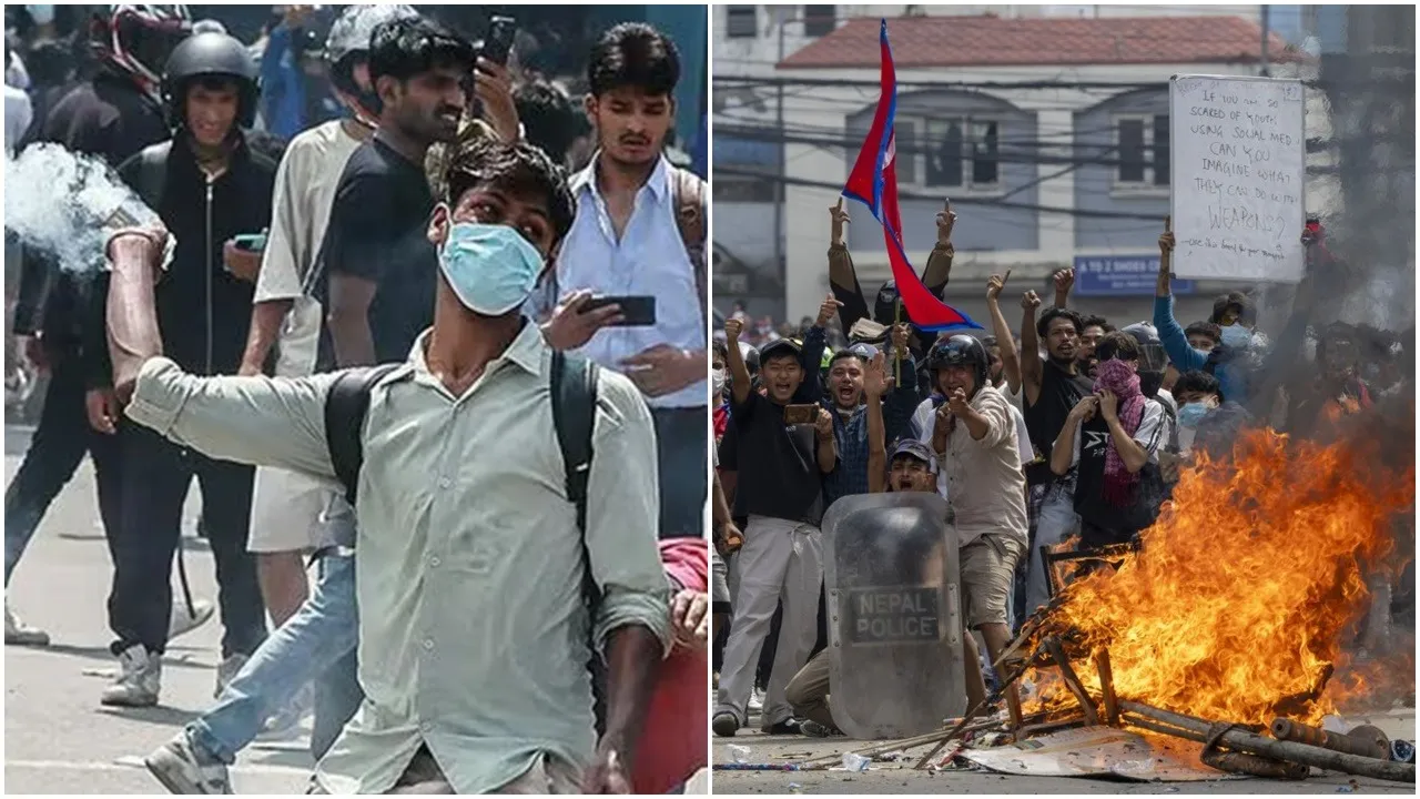 nepal pm resigns, kp oli resigns, kp sharma li resigns, nepal protests, Nepal Gen Z protests, Nepal Curfew, Nepal social media ban, Nepal protests, Kathmandu parliament protest, Nepal youth protest, social media ban Nepal, Nepal parliament unrest, Nepal police barricade, Nepal journalists protests, Nepal news, indian express,নেপালের প্রধানমন্ত্রীর পদত্যাগ,নেপাল পরিস্থিতি, নেপালে অশান্তি