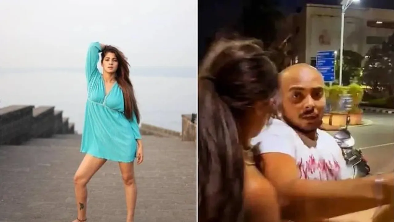 Sapna Gill and Prithvi Shaw