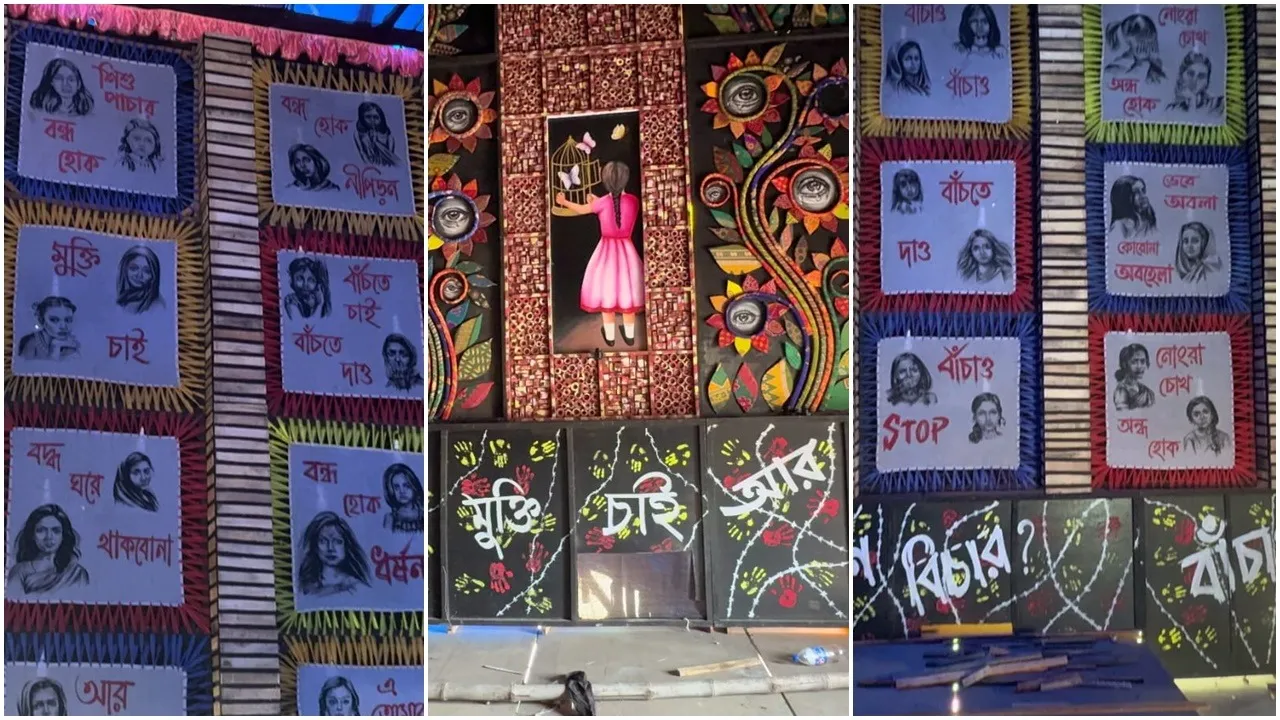 Haldia Khudiram Smriti Sangha  ,Chai Na Hote Uma theme  ,Durga Puja 2025,  Women empowerment,  Women safety,  Anti women harassment message,  Theme puja Haldia , Basudebpur Puja  ,Arman Bhola  ,Big budget puja,হলদিয়া ক্ষুদিরাম স্মৃতি সংঘ,  চাই না হতে উমা থিম,  দুর্গাপুজো ২০২৫,  নারী স্বাধীনতা  ,নারী সুরক্ষা,  নারী নির্যাতন বিরোধী বার্তা,  থিম পুজো হলদিয়া,  বাসুদেবপুর পুজো,  আরমান ভোলা  ,বিগ বাজেট পুজো