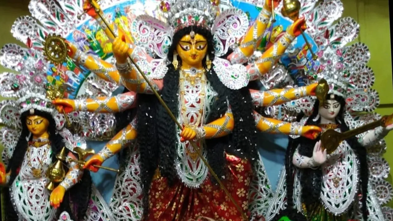 Harishnagar Durga Puja  ,Bishwas family,  Uma Aradhana,  Traditional Durga Puja  ,176 years old Puja,  Ratikanta Bishwas  ,Bangladesh Liberation War 1971,  Temple history  ,Gede Uttar Para,  Darshana Bajidbe village,  Ekchalar idol  ,Sattvik rituals , Pumpkin sacrifice (Chalkumro bali)  ,Rural Durga festival  ,Zamindar Bishwas family,হ্যারিশনগর দুর্গাপুজো,  বিশ্বাস পরিবার,  উমা আরাধনা,  ঐতিহ্যবাহী পুজো  ,১৭৬ বছরের পুজো  ,রতিকান্ত বিশ্বাস,  বাংলাদেশের স্বাধীনতা যুদ্ধ ১৯৭১  ,মন্দিরের ইতিহাস  ,গেদে উত্তর পাড়া , দর্শনা বজিদ্বে গ্রাম,  একচালার ডাক,  স্বাত্বিক পুজো,  চাল কুমড়ো বলি,  গ্রামীণ দুর্গোৎসব  ,জমিদার বিশ্বাস পরিবার