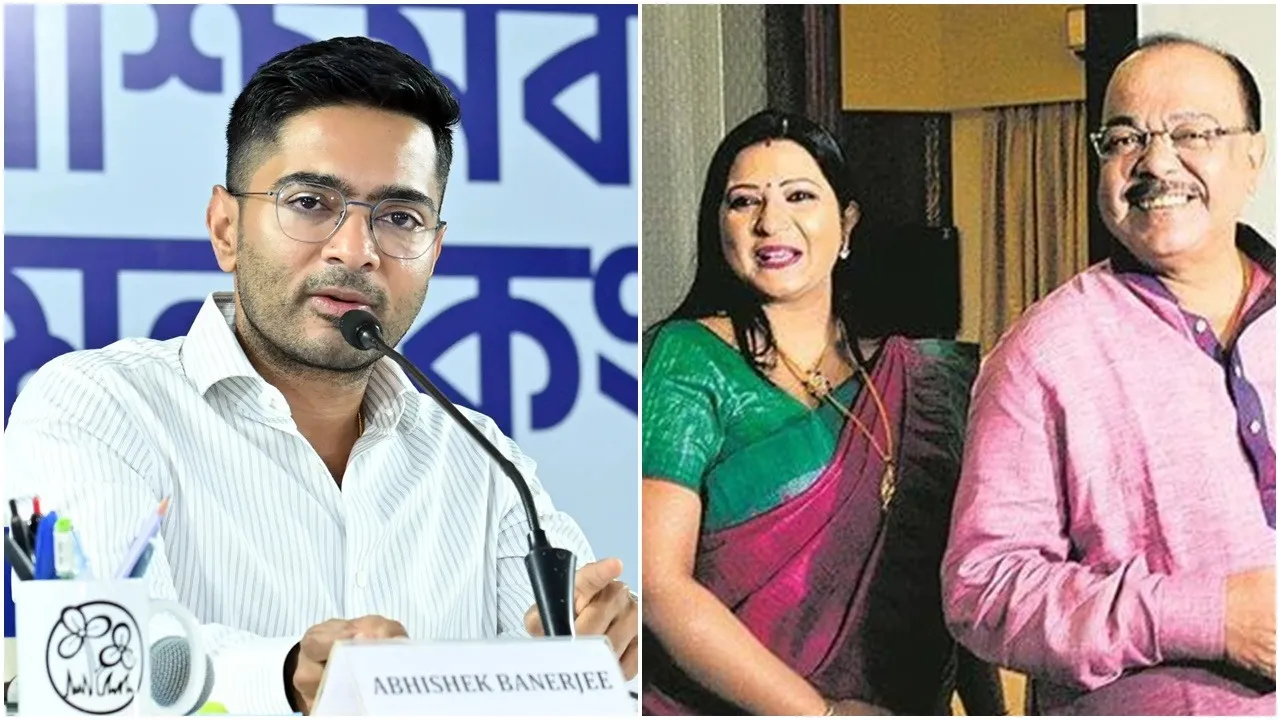 Abhishek Banerjee Shovon Chatterjee meeting  ,Meeting with Baishakhi Bandyopadhyay  ,TMC leaders important discussion,  West Bengal political meeting Abhishek Shovon,  Trinamool Congress leadership meeting,অভিষেক ব্যানার্জি শোভন চট্টোপাধ্যায় বৈঠক  ,বৈশাখী বন্দ্যোপাধ্যায়ের সঙ্গে রাজনৈতিক আলোচনা  ,তৃণমূল নেতাদের গুরুত্বপূর্ণ বৈঠক,  পশ্চিমবঙ্গ রাজনৈতিক সভা অভিষেক শোভন,  তৃণমূল কংগ্রেস নেতৃত্ব বৈঠক