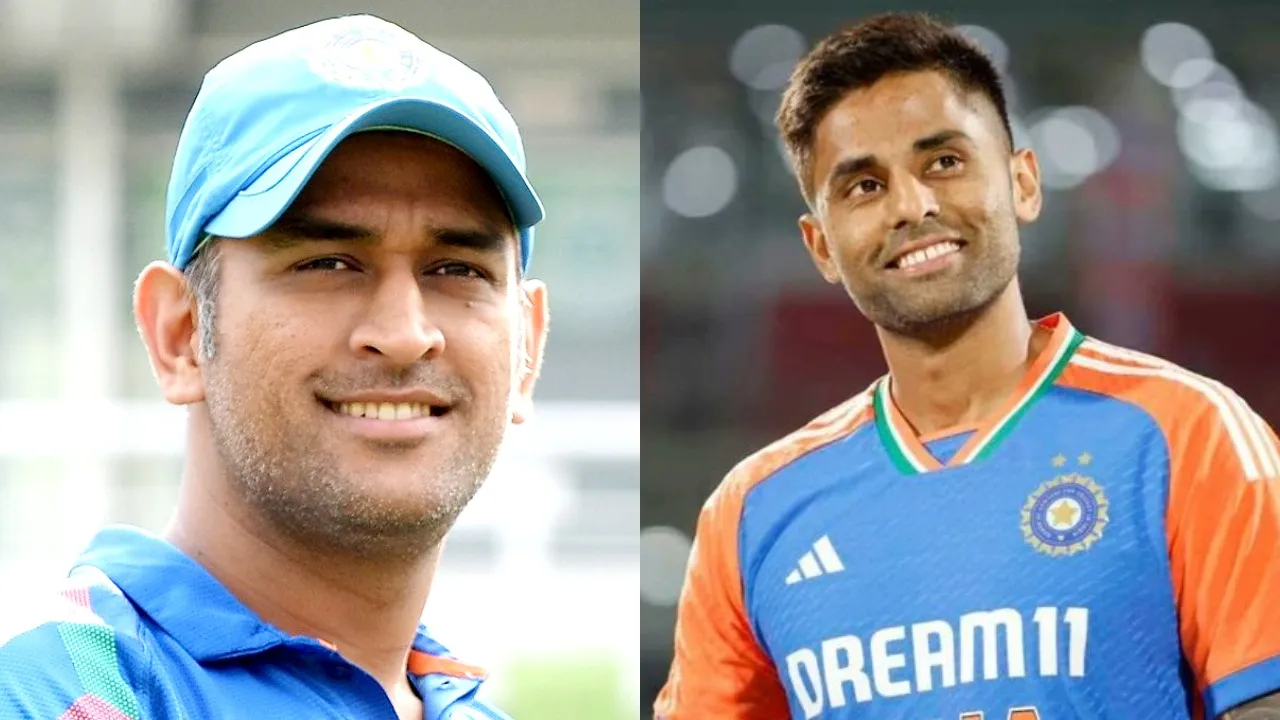 Ms Dhoni and Suryakumar Yadav