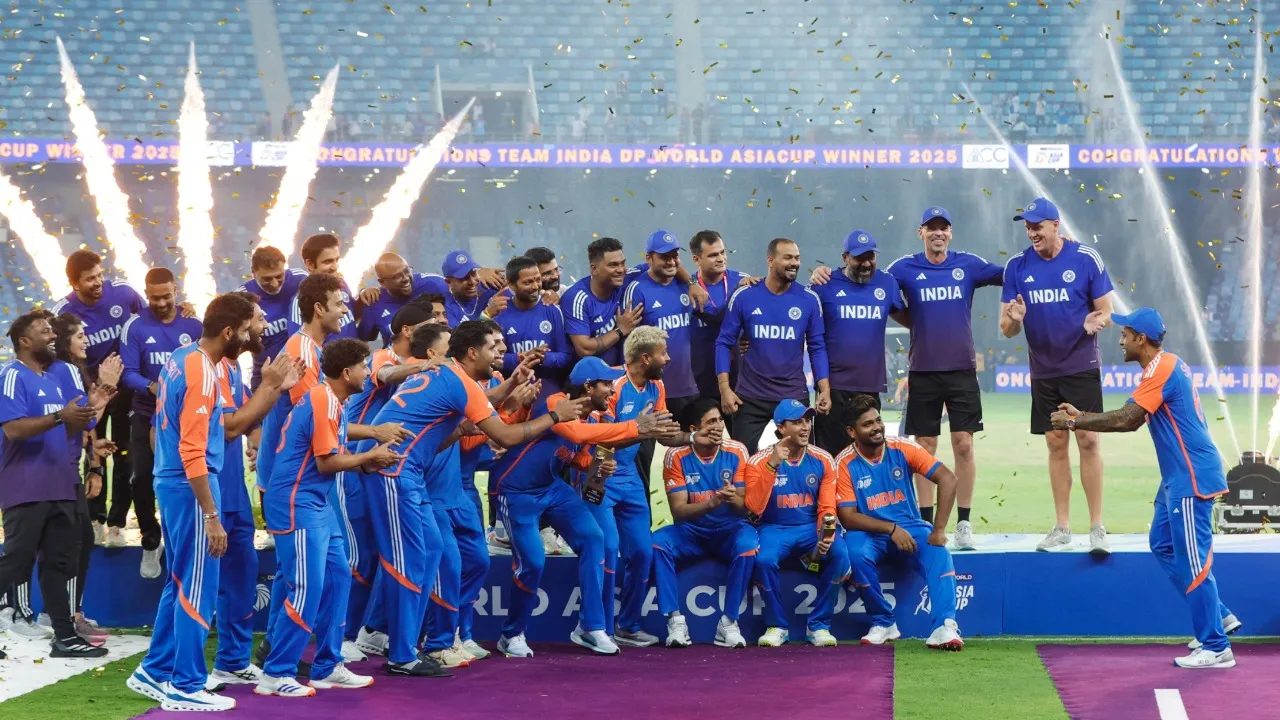 Indian Cricket Team Celebration