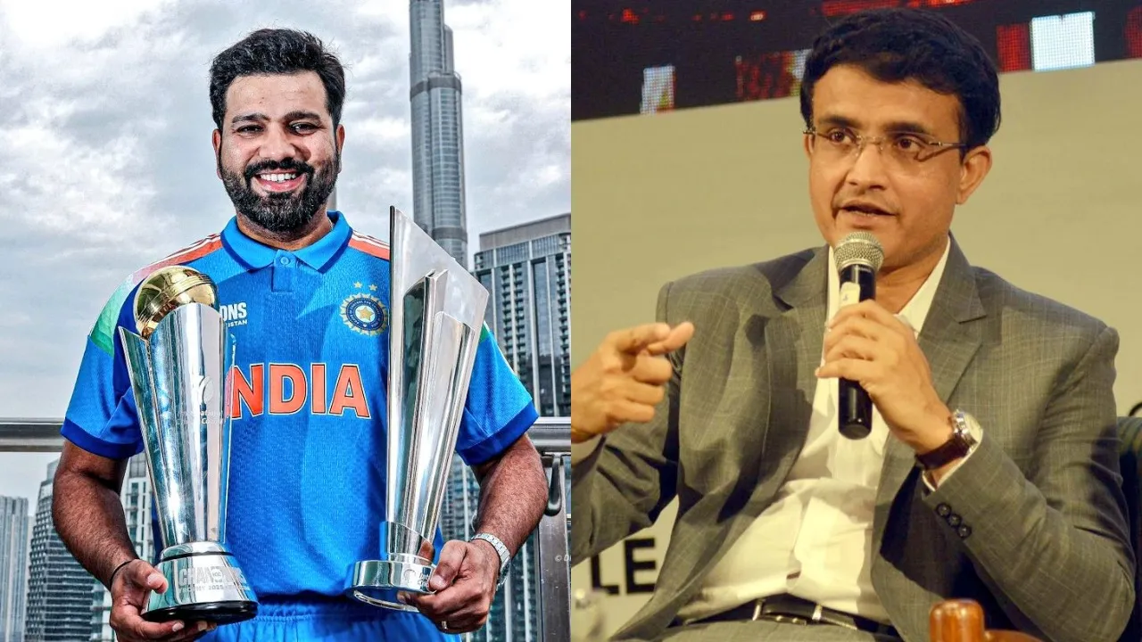 Rohit Sharma and Sourav Ganguly