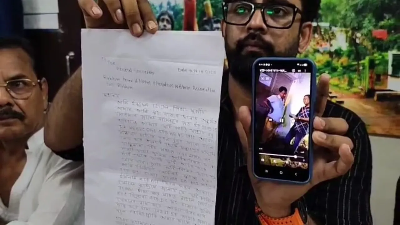 Birbhum police extortion, Mohammadbazar police controversy, truck owners complaint, video evidence, district police superintendent, written memorandum, court release order, truck owners association, police harassment, administration and legal action,বীরভূম পুলিশ অভিযোগ, মহম্মদবাজার থানার দুর্নীতি, ট্রাক মালিকদের টাকা আদায়, ভিডিও প্রমাণ, জেলা পুলিশ সুপার, স্মারকলিপি জমা, কোর্ট রিলিজ অর্ডার, ট্রাক মালিক সমিতি, পুলিশি জোরাজুরি, আদালত ও প্রশাসন