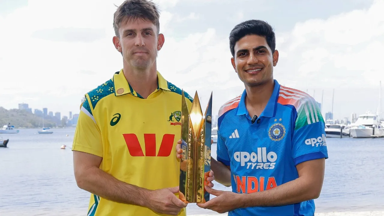 Mitchell Marsh and Shubman Gill