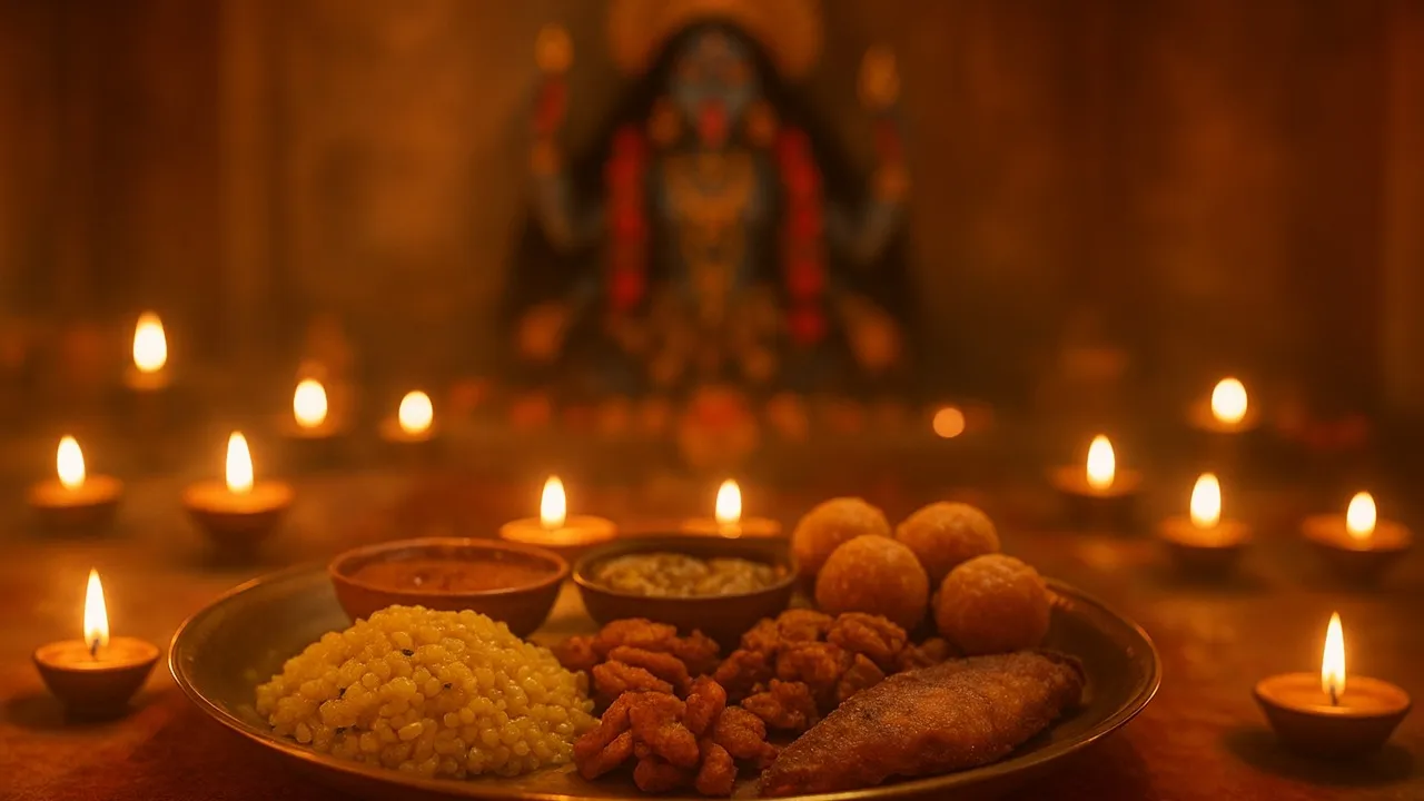 Kali Puja Bhog in Bengal 2025: কালীপুজোয় কোন কালী মন্দিরে দেওয়া হয় কেমন ভোগ?