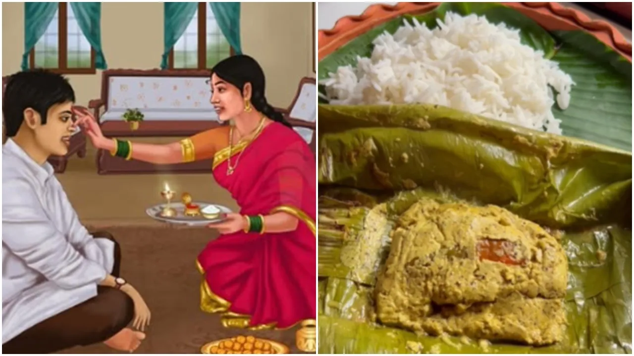 Traditional Bhai Phonta Bhetki Fish Recipe: ভাইফোঁটার জন্য ভেটকি পাতুরি।
