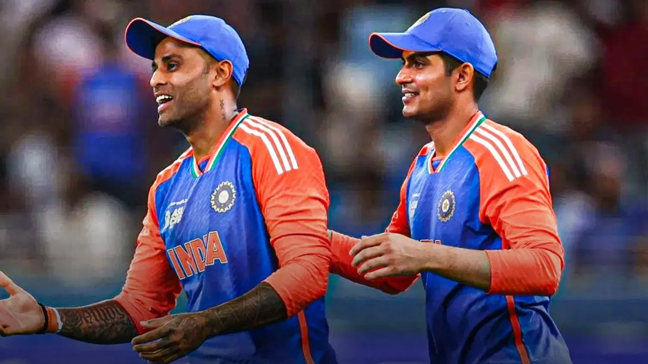 Ssuryakumar Yadav and Shubman Gill