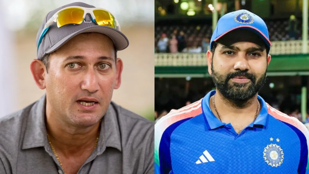 Rohit Sharma and Ajit Agarkar