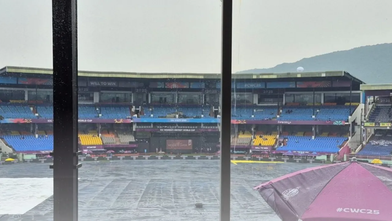 Rain in Cricket Ground