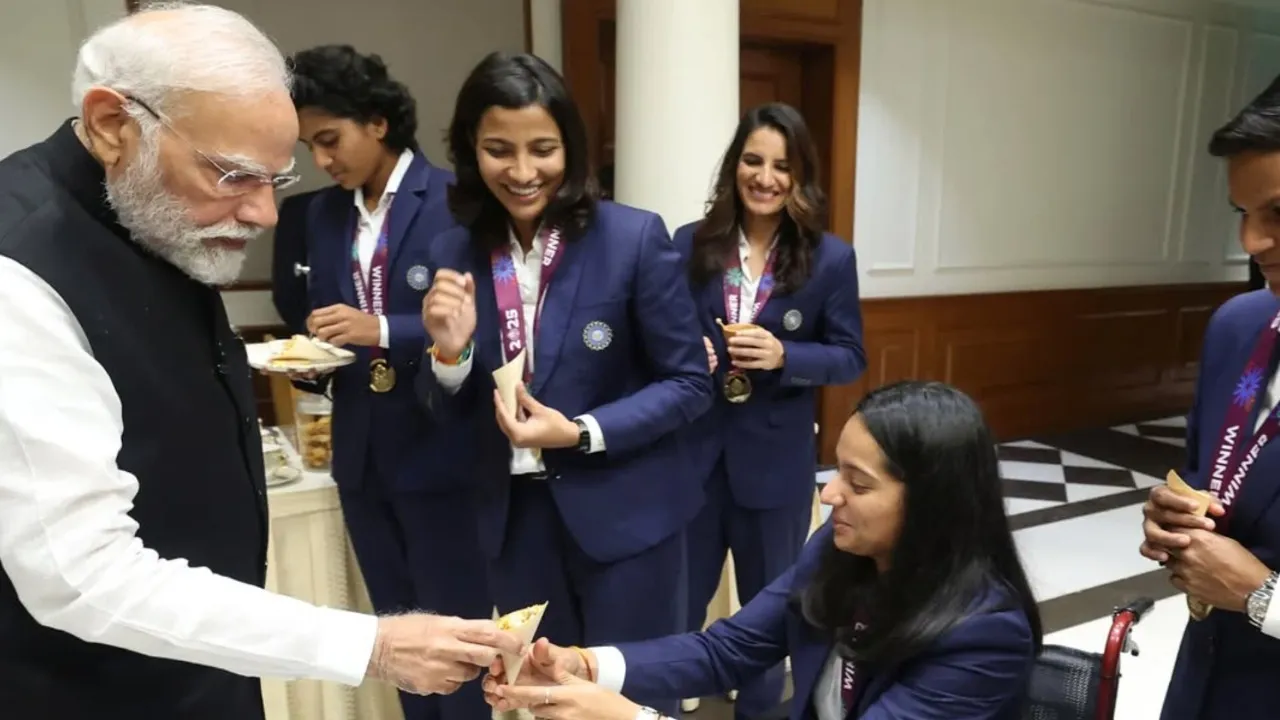 Narendra Modi and Pratika Rawal